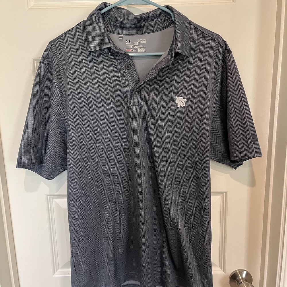 Under Armour Gray Athletic Polo Shirt